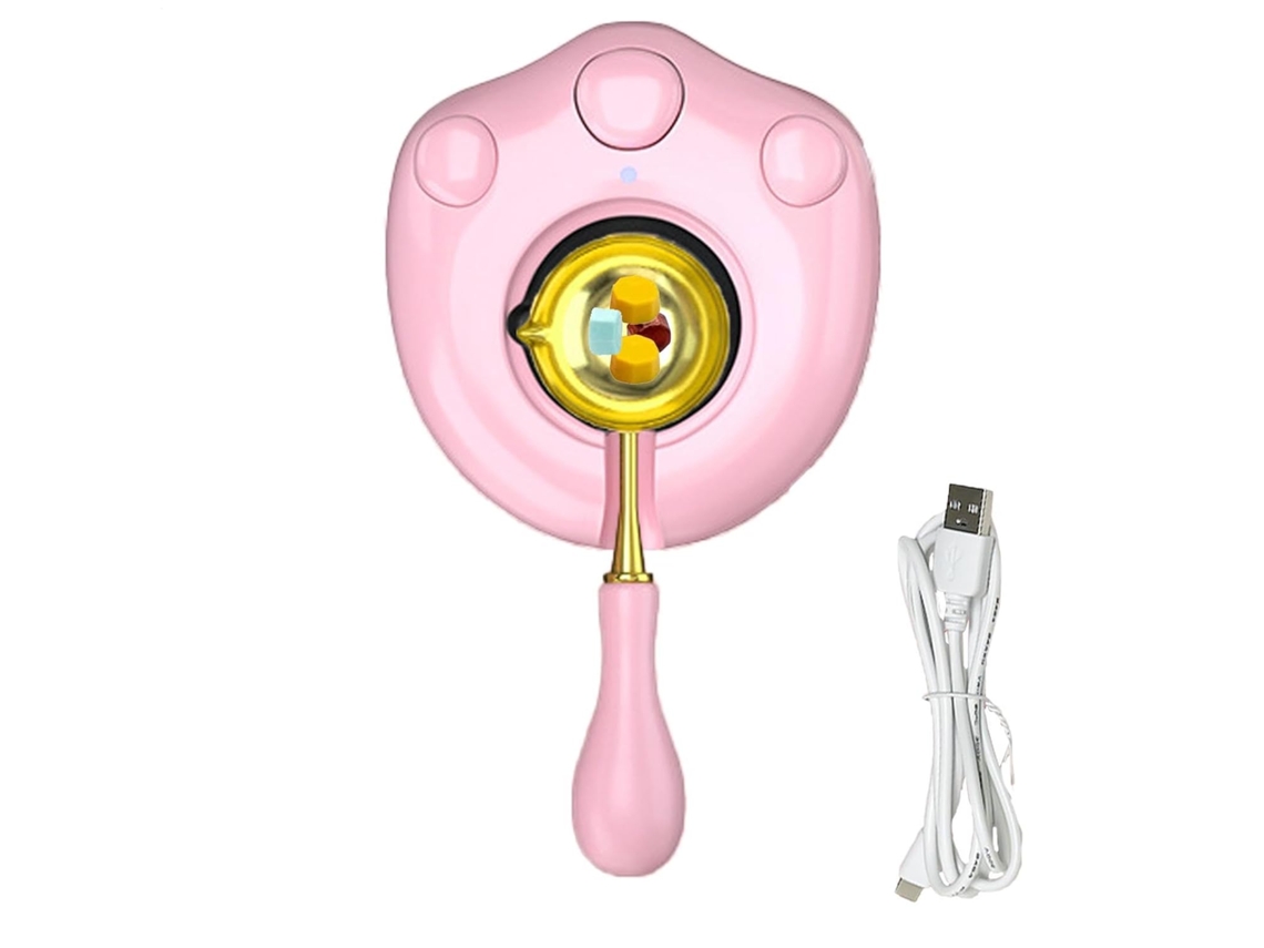 Conjunto de derretedor de cera elétrico com vela de baixa pressão, design Pegada Gato, para guloseimas e carimbos de cera.