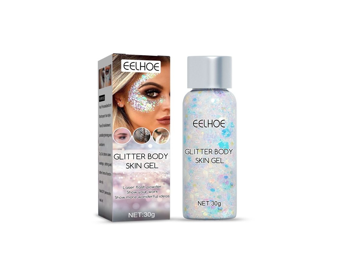 Gel Corporal Eelhoe com Glitter para Maquilhagem de Cena e Olhos LAXISCREED