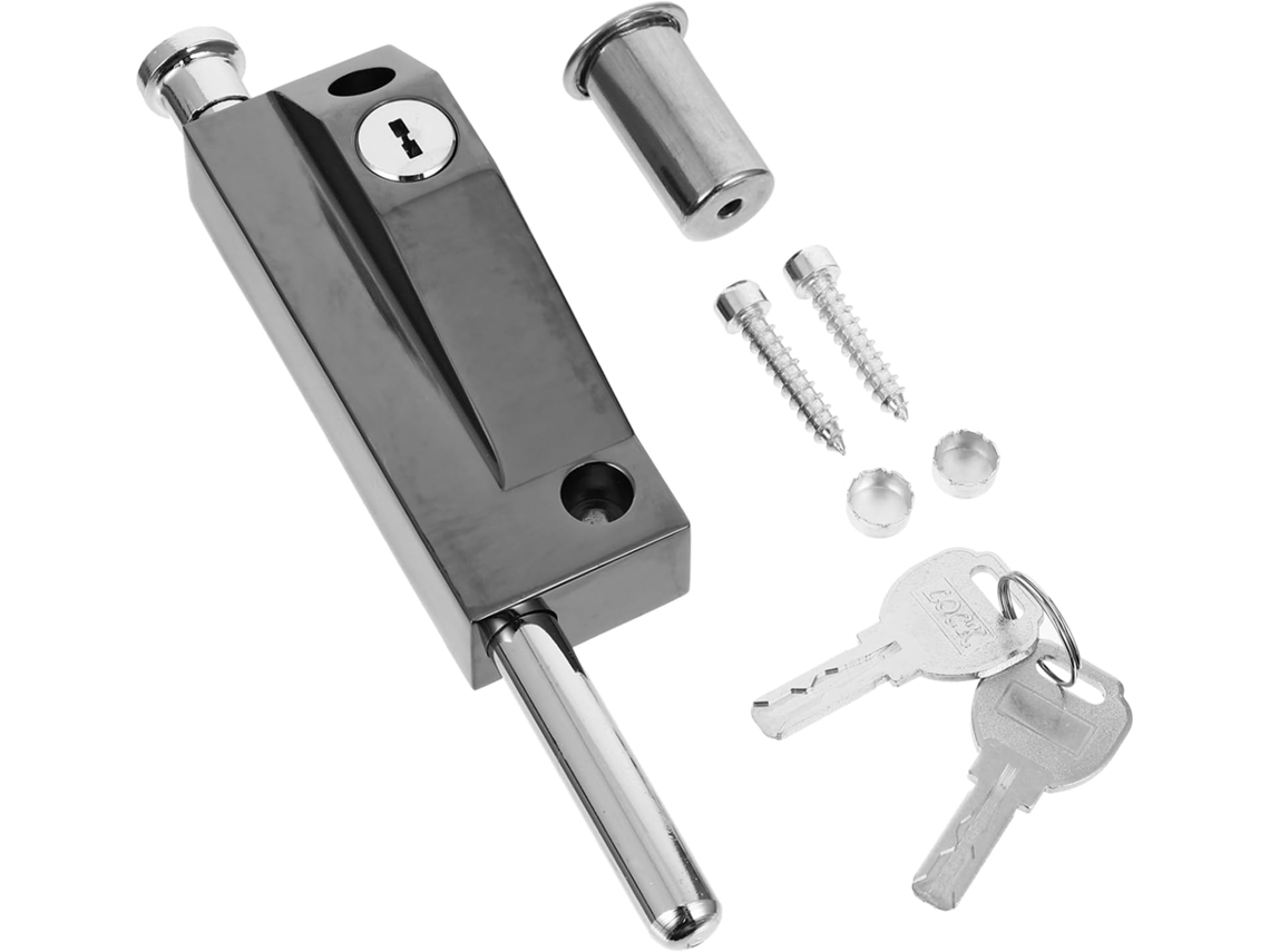 Fechadura De Porta Com Mola Metálica, Fechadura Para Madeira, Trava Automática, Fácil De Usar.