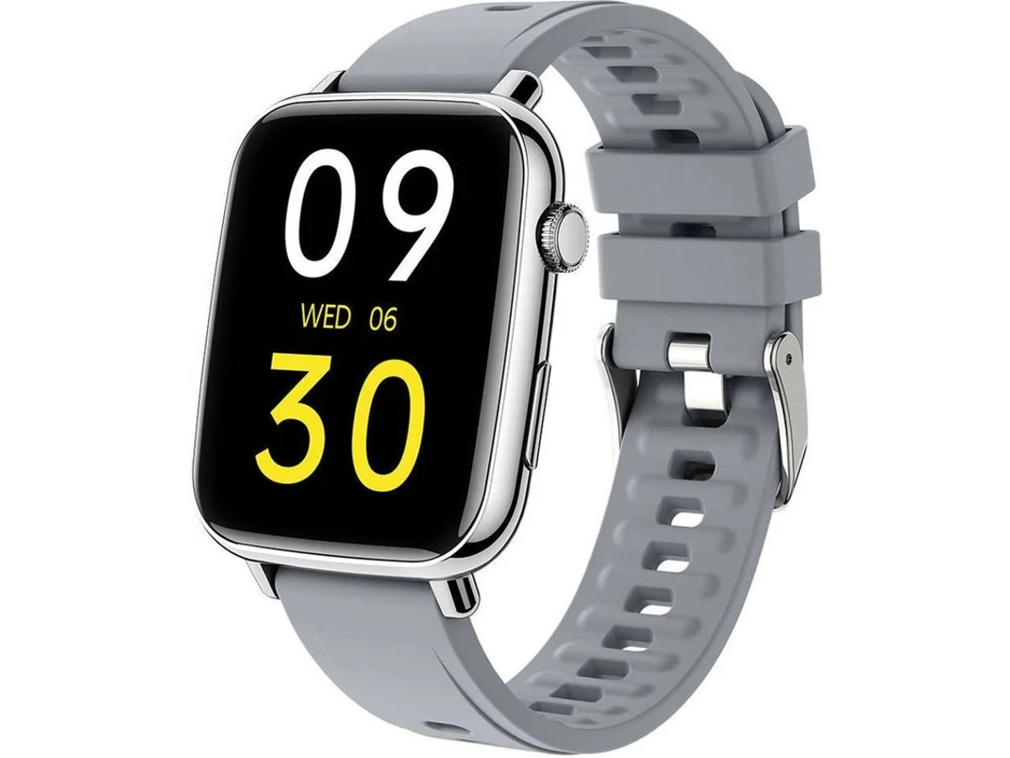Relógio Inteligente Feminino e Masculino Monitor de Fitness Pressão Arterial Oxigênio IP67 Resistente à Água Pedômetro Android Ios Cinza Bestvite