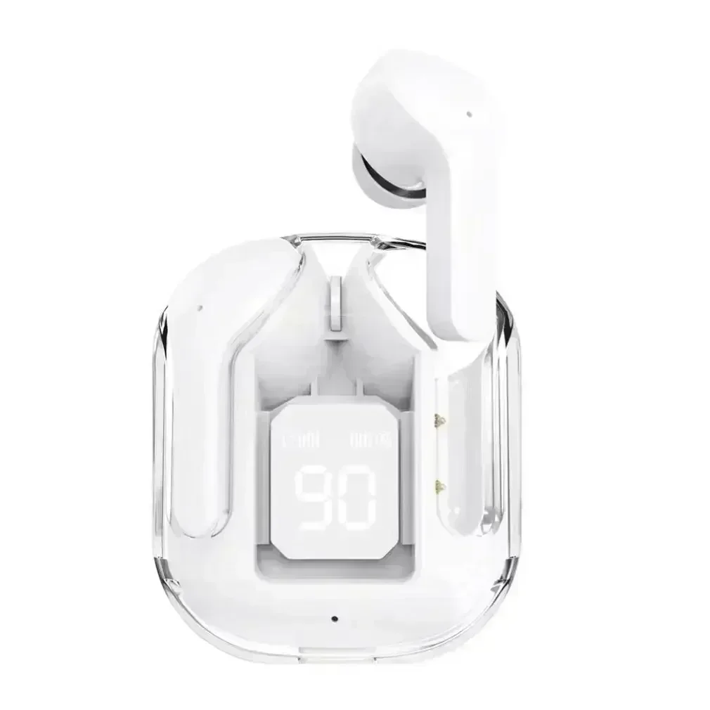 (branco) Mini Fones De Ouvido Sem Fio Com Indicador De Bateria Led, Fones De Ouvido Estéreo Sem Fio Tws