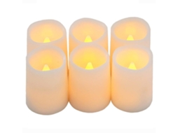 Timer Flameless Candles Premium Ic-Controlled Soft Flickering Votive Battery Operated Candles 150 Hours Of Lighting 6H Timer Battery Included,