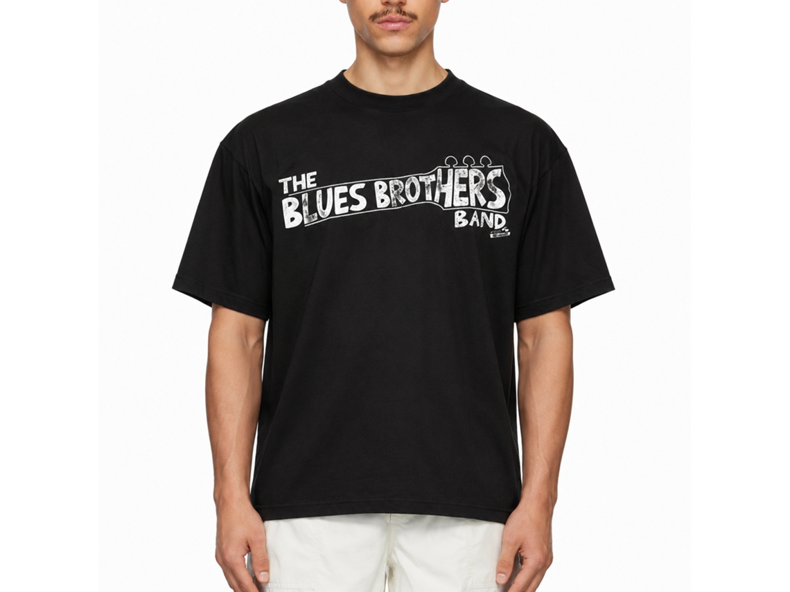 Rockinstone The Blues Brothers Movie Band Shirt Black Adult T-shirt Size:m