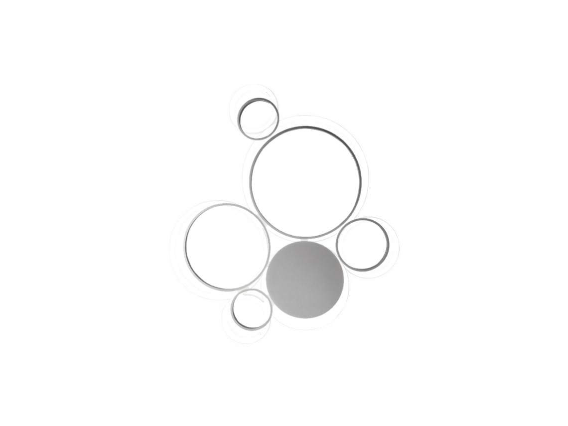 Plafon Led Pois-silver
