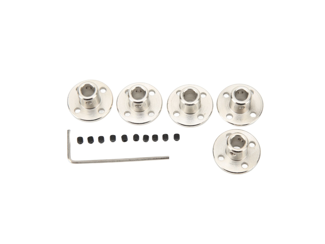 Acoplamento de Eixo Business de 6mm com flange, para motores RC