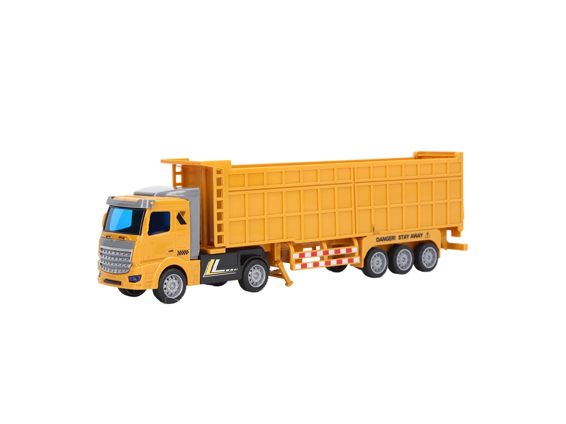 Ats modelo de Caminhão Container em Escala 1:48 Simulação Brinquedo Reutilizável para Crianças com 3+ Anos
