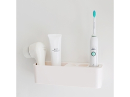 Suporte para Escova de Dentes, Multifuncional de Parede AQUAFORGE (branco)