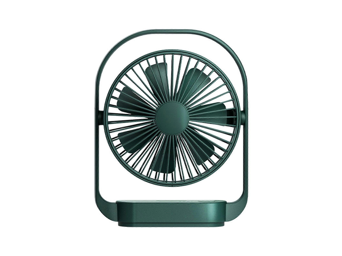 Ventilador de Mesa Usb Compacto e Silencioso com Luz Led, Recarregável e 4 Velocidades. MDUG