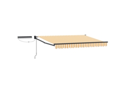 Conjunto 1 Toldo Elétrico Vidaxl Laranja Poliéster (3,5 X 2,5 M)