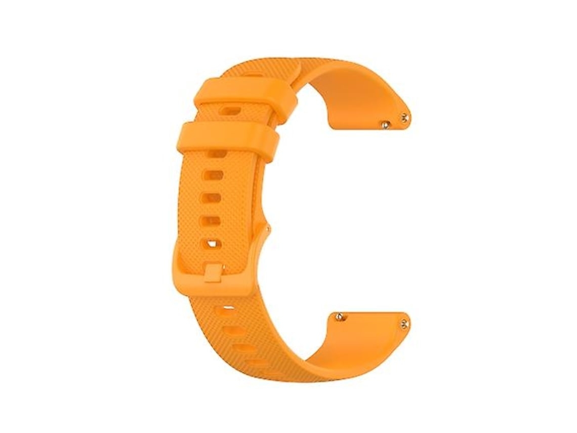 Lurelia Pulseira De Silicone Amarela, Compatível Com Relógio Garmin Vivoactive 3, Acabamento Moderno