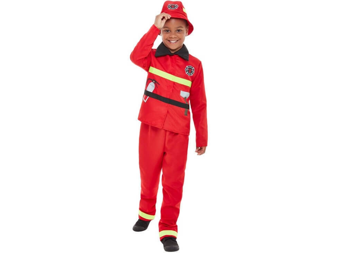 Fato de Menino DISFRAZZES Bombeiro (Tam: 4 a 6 Anos)
