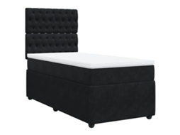 Box Spring Bed, Box Spring Beds Vidaxl Preto Veludo (80 X 200 Cm)