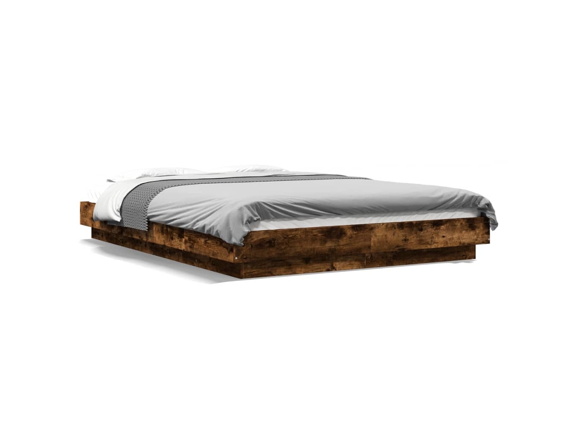 Bed Frame, Bed Frames Vidaxl Marrom Madeira Processada (120 X 200 Cm)