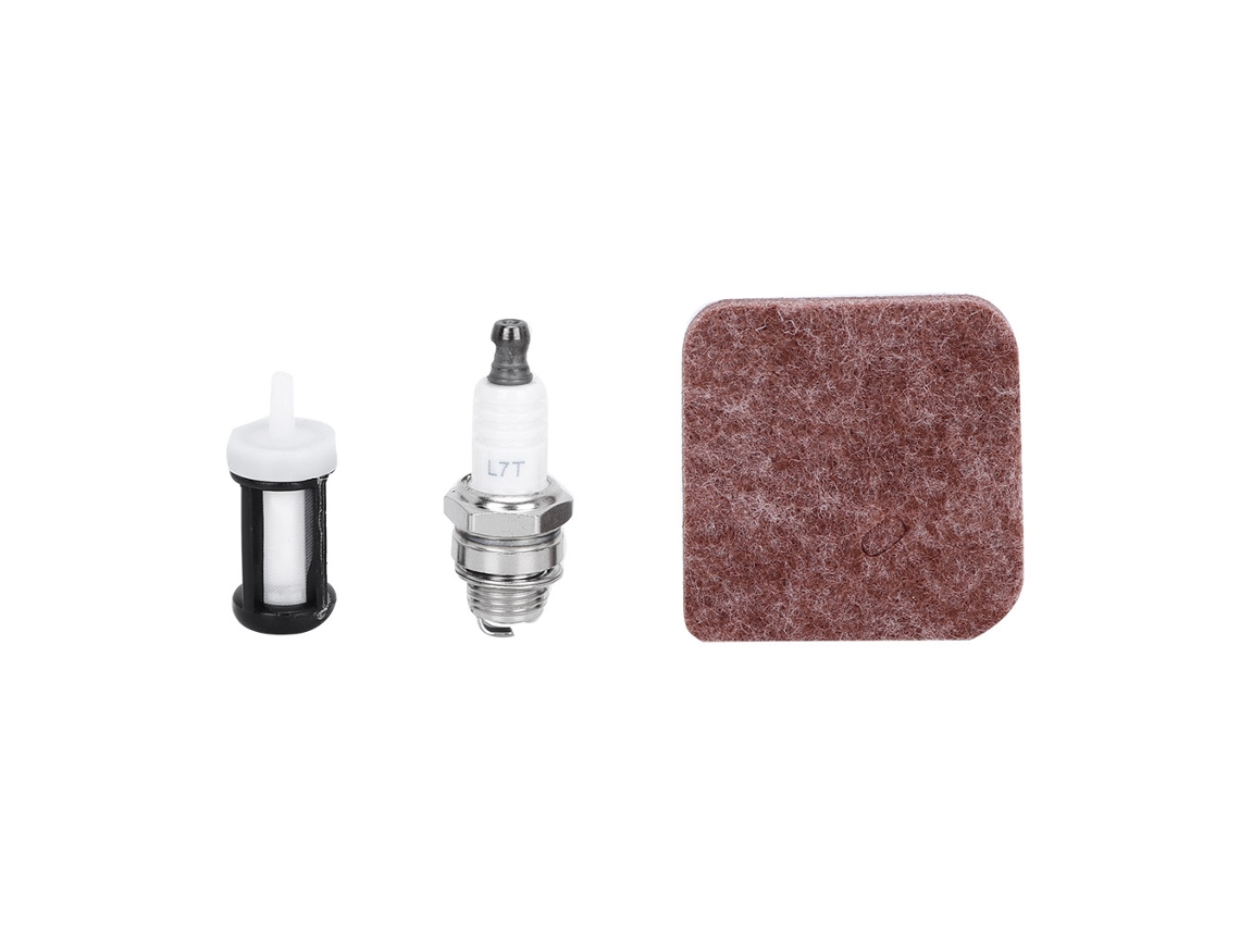 Filtro de ar, velas de ignição e filtro de combustível para Stihl FS38 FS45 FS46 FS55 HS45 FC55