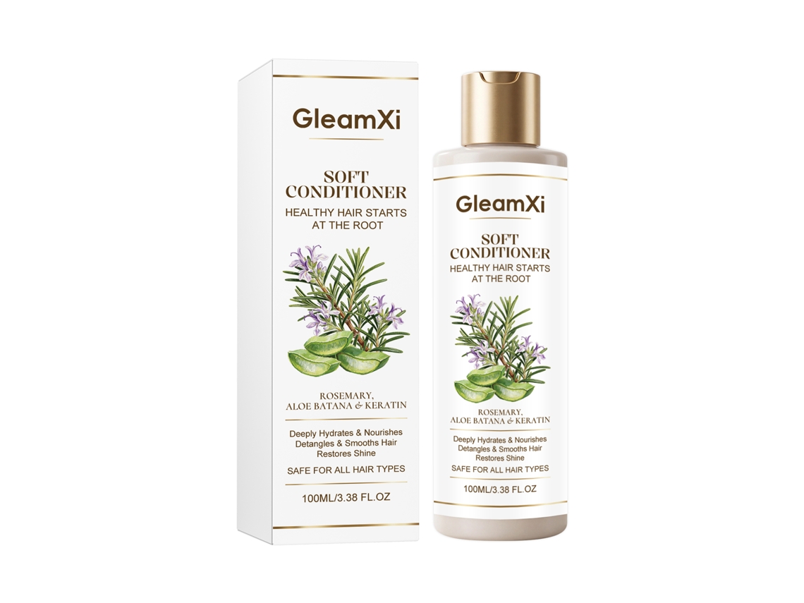 Condicionador Gleamxi Alecrim para Cabelo Macio e Brilhante, Fácil de Pentear LAXISCREED