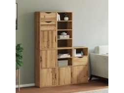 Vidaxl Móveis De Apoio 5 Pcs Odda 40x24x79 Cm Pinho De Madeira Maciça