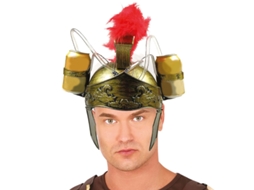 Capacete Gladiador com Porta Cerveja