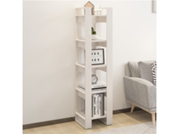 Vidaxl Estante/divisória 41x35x160 Cm Pinho Maciço Branco