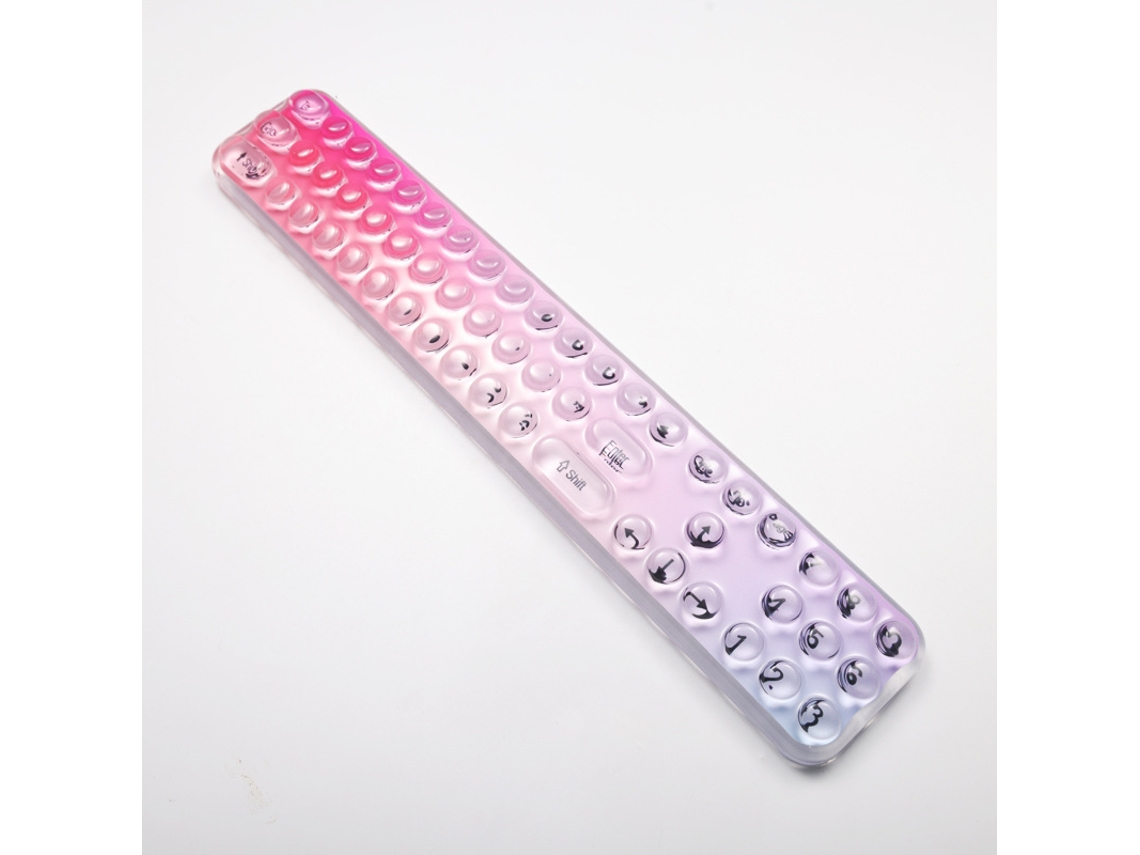 Suporte ergonômico e macio em gel para pulsos, ideal para uso em mesas e jogos, aliviando a fadiga e a vermelhidão dos pulsos. Hexinyigjly