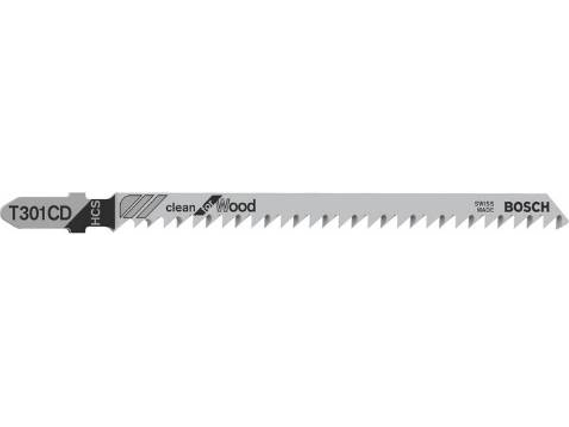 Lâmina de Serra Vertical BOSCH T 301 Cd Clean para Madeira