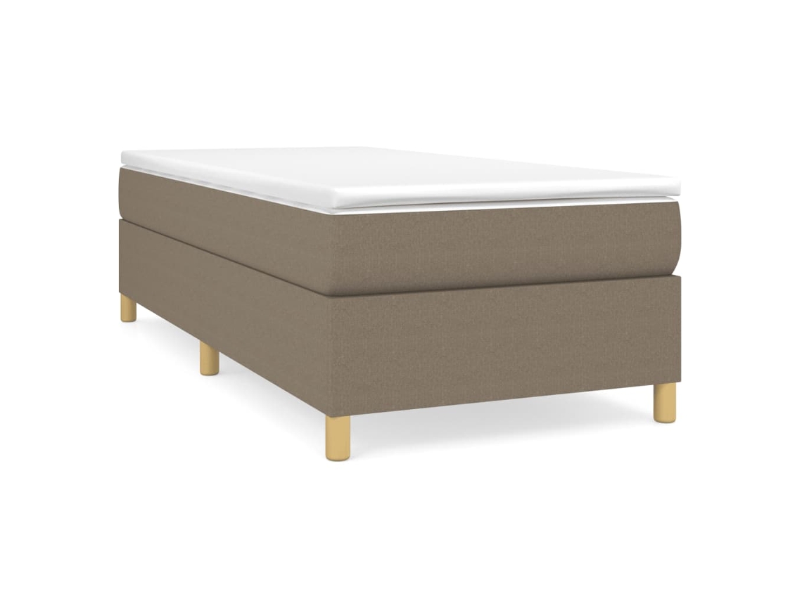 Box Spring Bed Frame, Box Spring Bed Frames Vidaxl Cinzento-acastanhado Tecido (80 X 200 Cm)