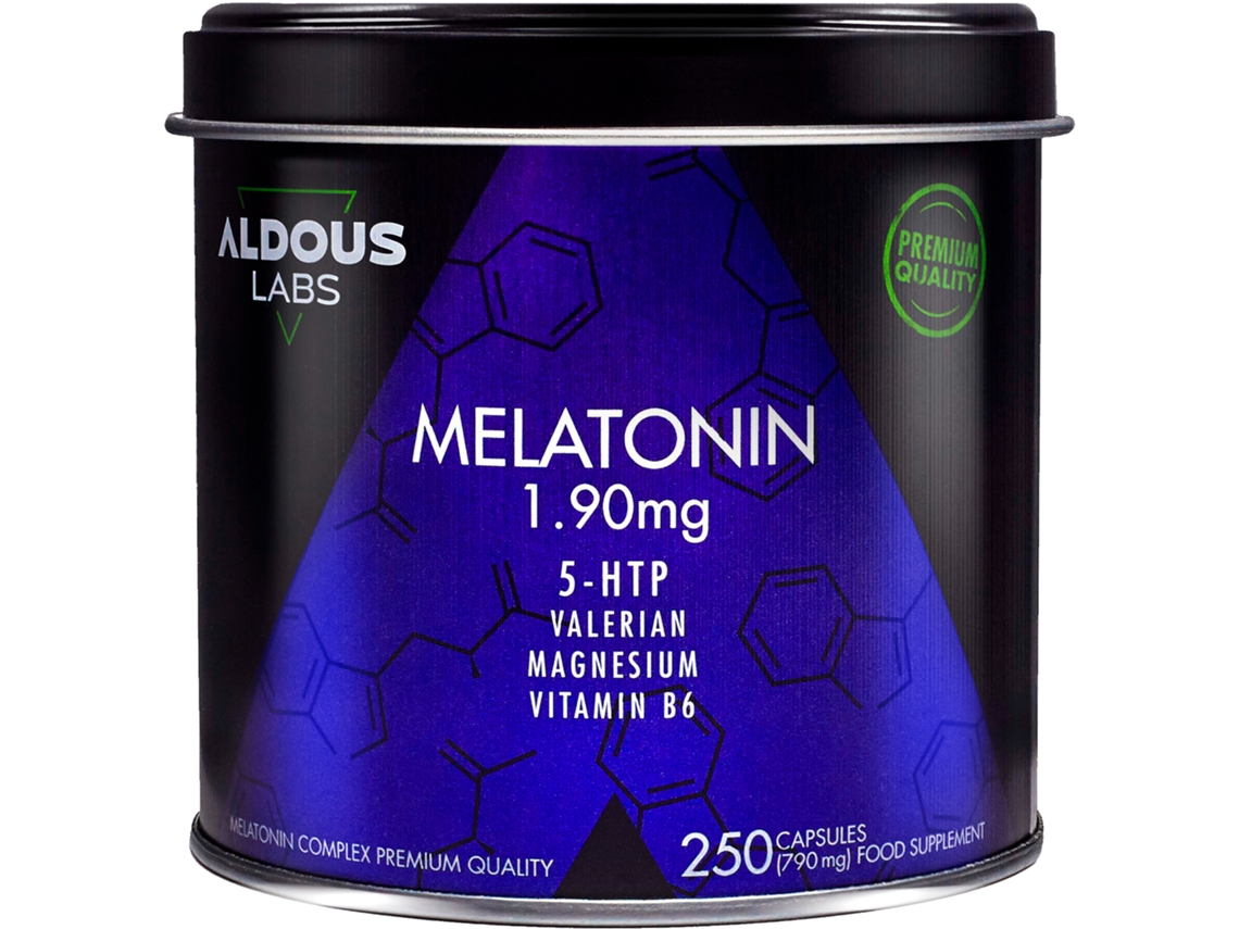 Suplemento Alimentar Melatonina com magnésio, 5-htp, valeriana e vitamina B6 Aldous Labs