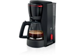 Cafeteira Elétrica BOSCH TKA3M133 (Preto - 1200 W - 1,25 L)
