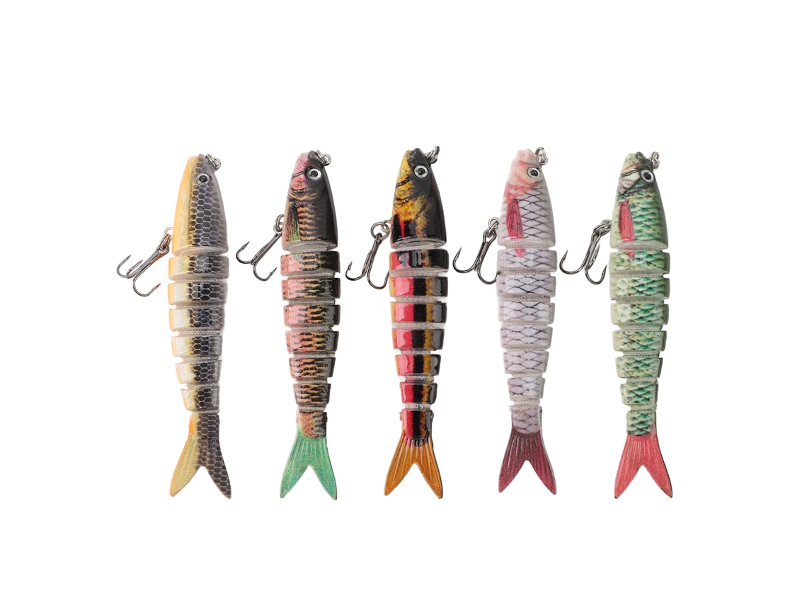 Luya Multi-section Bait (sinking Long Casting Bionic Lure) Hard Bait Fake Bait Fishing Tackle