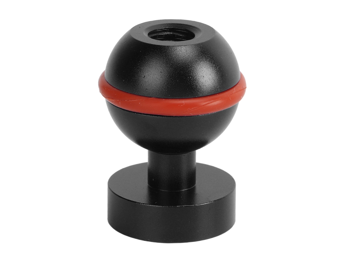 Cabeza De Bola Para Linterna De Mergulho, Alumínio Revestido Anodizado, Leve E Durável, Acessório De Câmera Subaquática