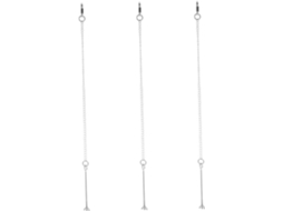 Alimentador de Aço Inoxidável Inoomp para Papagaios, Alimentador Suspenso, À Prova de Ferrugem, Fácil de Usar, para CHABERLU