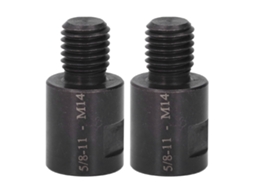 Kit De Adaptadores Para Amoladora Angular 2 Piezas Conector Hilo 5/8in-11 Macho A M14 Hembra Herramienta De Conexión Pulidora Broca Taladro