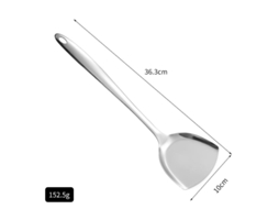 Conjunto 4 Utensilios Cozinha Aco Inox, Inclui Espátula, Escorredor e Concha ZYBLSSBB