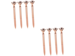 Conjunto De 2 Canetas Esferográficas Com Ponta Diamante Para Escola,