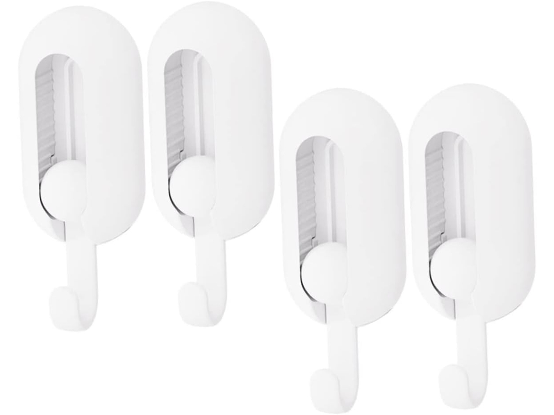 Conjunto De 4 Suportes Adesivos Universais Giratórios, Necessidade De Furar, Parede