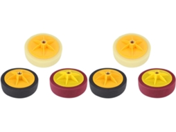 Conjunto De 6 Boinas Polimento Automotivo 15 Cm, Esponja M14 Para