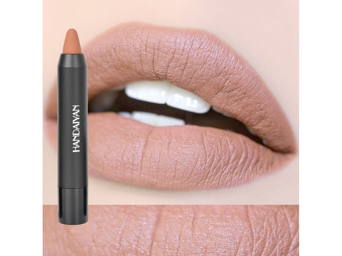 Bálsamo Labial Mate Cremoso De Longa Duração Impermeável Hidratante Maquiagem Cosmética Labial 6