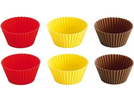 6 Formas em silicone  Delícia (9 cm)