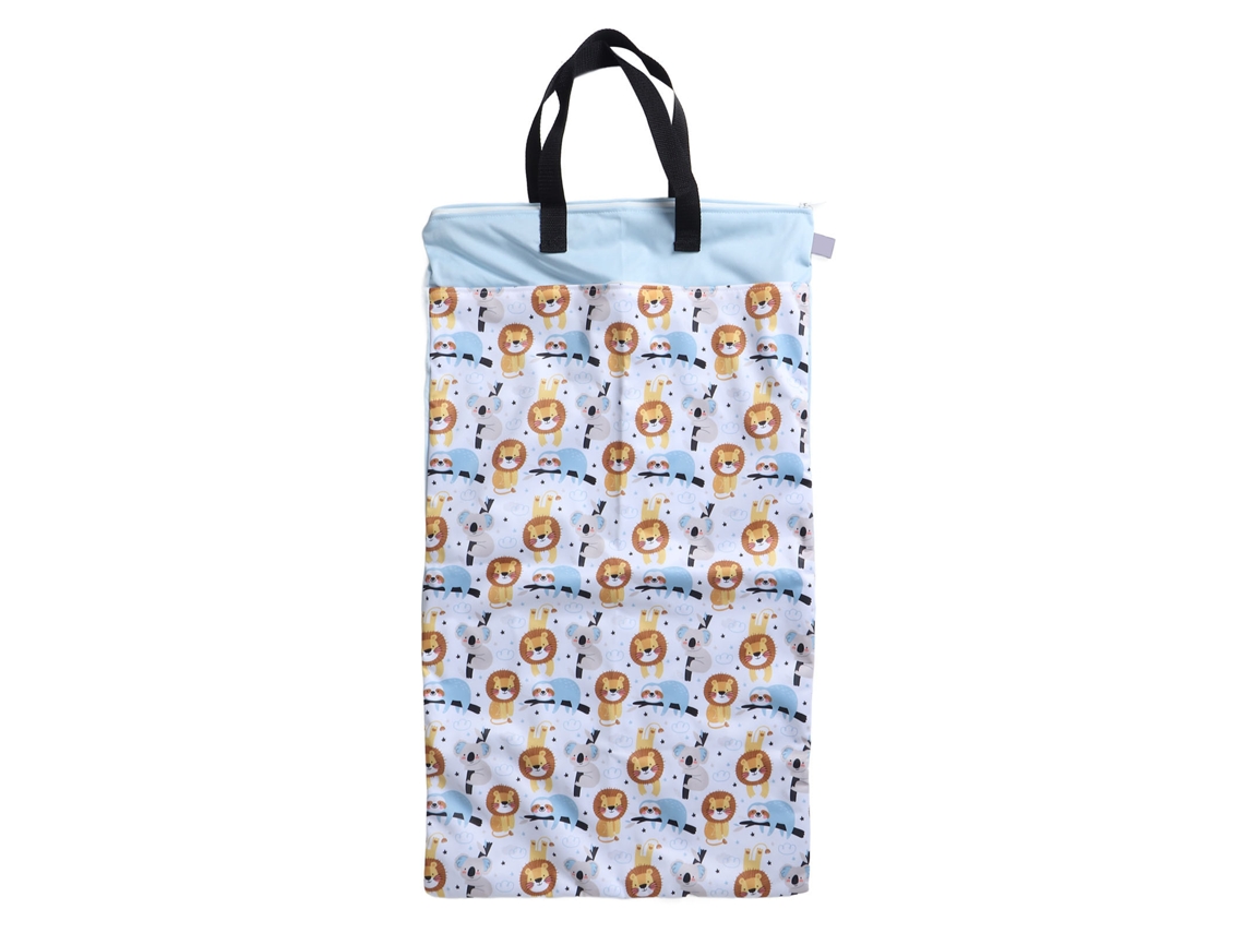 Bolsa De Armazenamento Para Fraldas Reutilizáveis Secas E Molhadas Com Capacidade Grande Impermeável Com Impressão Es068-ef407