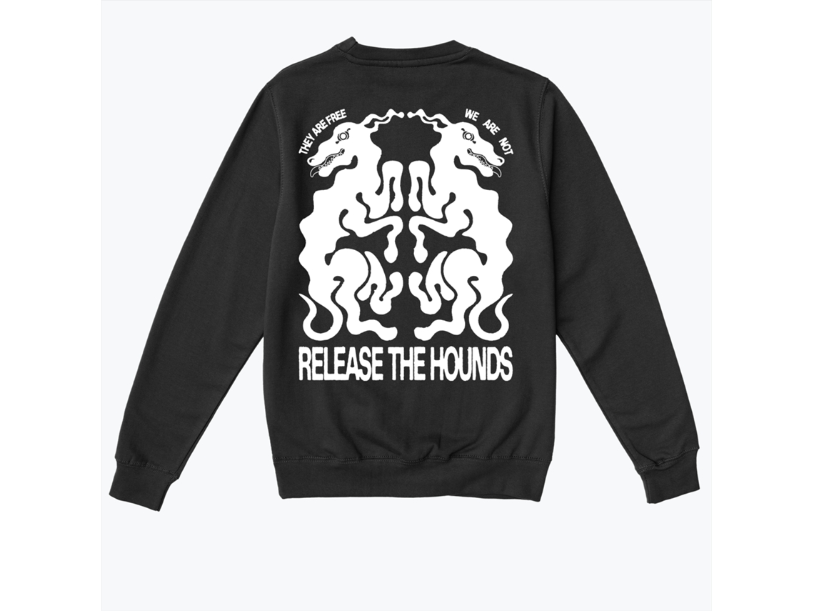 Unisex Hounds Black Sweatshirt-l