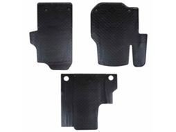 Vidaxl Tapete De Carro 3 Unid. Adequado Para Vw Crafter 2017- Borracha