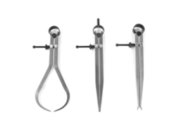 Conjunto De 3 Medidores Mola 250 Mm Para Medição