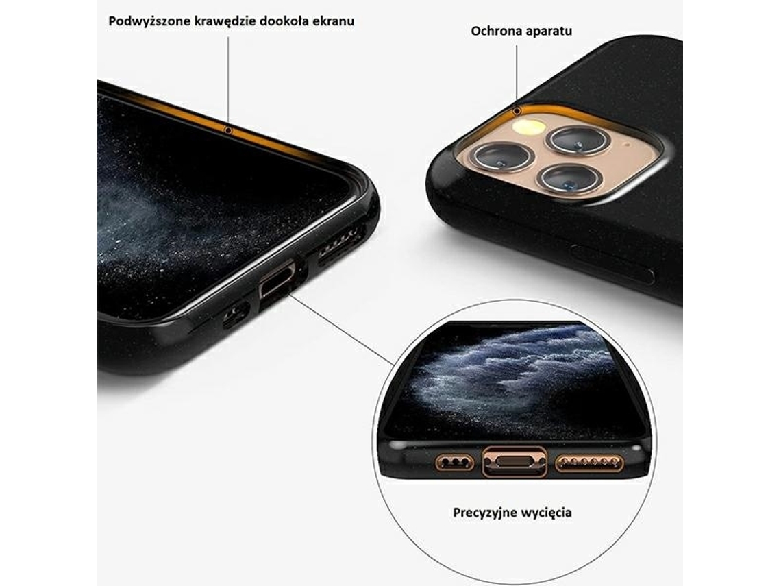 Capa para iPhone 14 Pro MERCURY Pele Sintética Preto