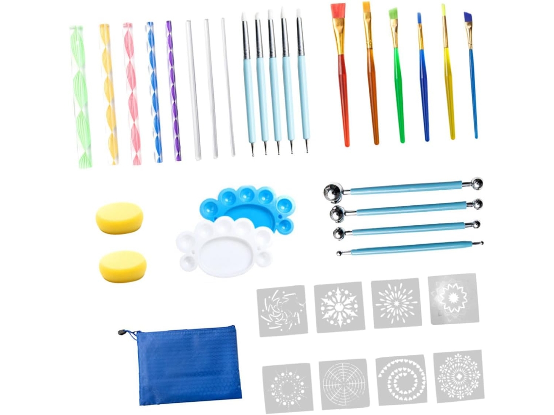 Kit De Ferramentas Para Mandala, , Ideal Para Pintur