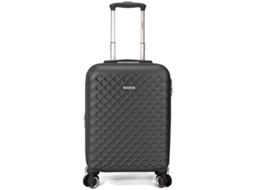 Benzi Cabine Mala Bz5823n-50 Extensível Em Abs, 55 Cm, Cabine, 4 Rodas Duplas, Data com Combinação de 3 Dígitos, Preta