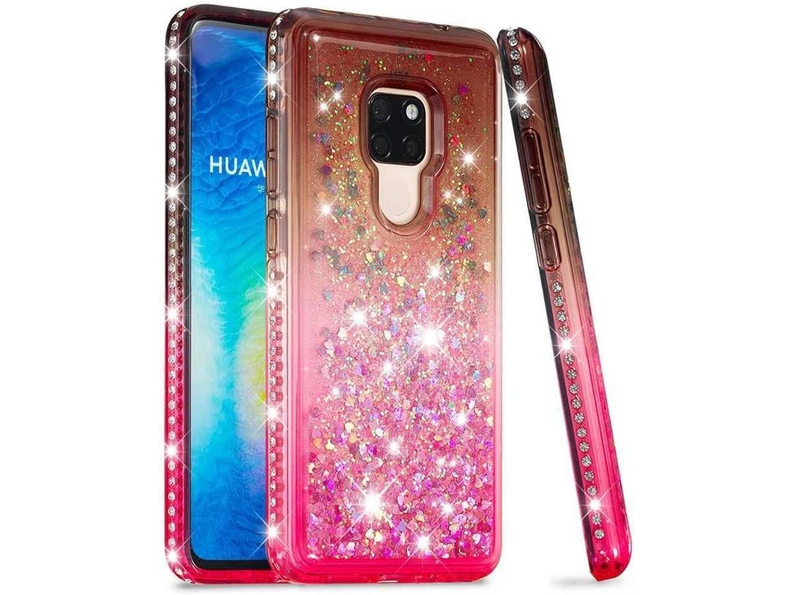 Capa Huawei Mate 20 HONGWE. Rosa, Cinzento
