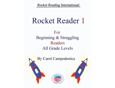 Livro Rocket Reader 1 de Carol Campodonica (Inglês)