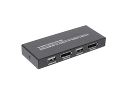 Switch Kvm Displayport 4k a 60hz com Dp e Usb para 2 Computadores SFUSHOS