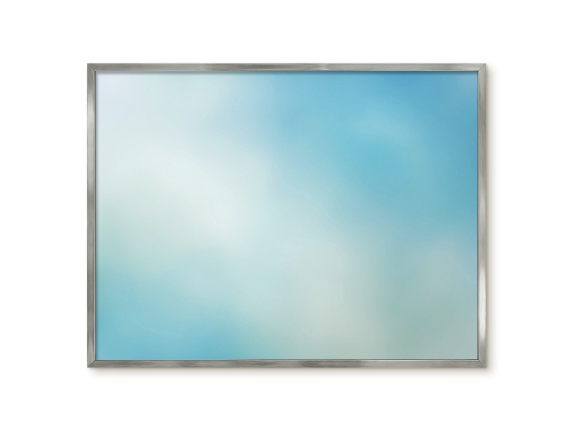 Magnetic Glass Board Textured Black For The Hall Espelharte (80x60 Cm)