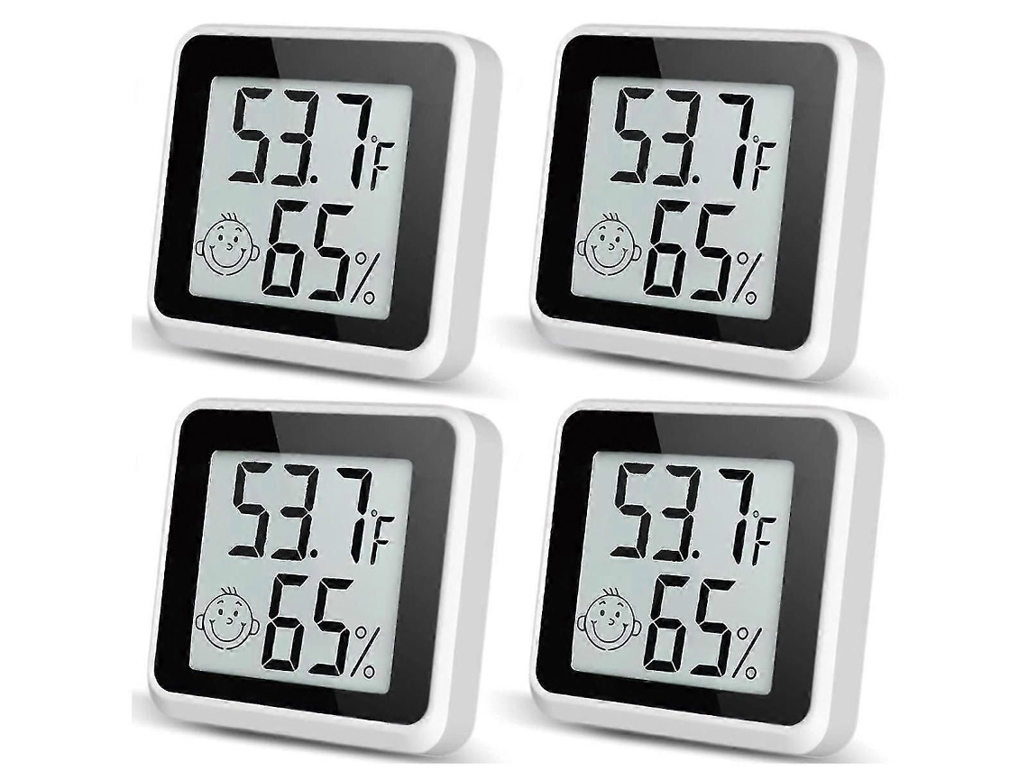 Medidor De Umidade Interior Higrômetro 4pack, Medição De Sala Para Monitor De Temperatura Ambiente, Higrômetro Digital