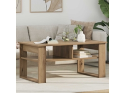 Vidaxl Mesa De Centro Carvalho Artesanal 96 X 54 X 44 Cm